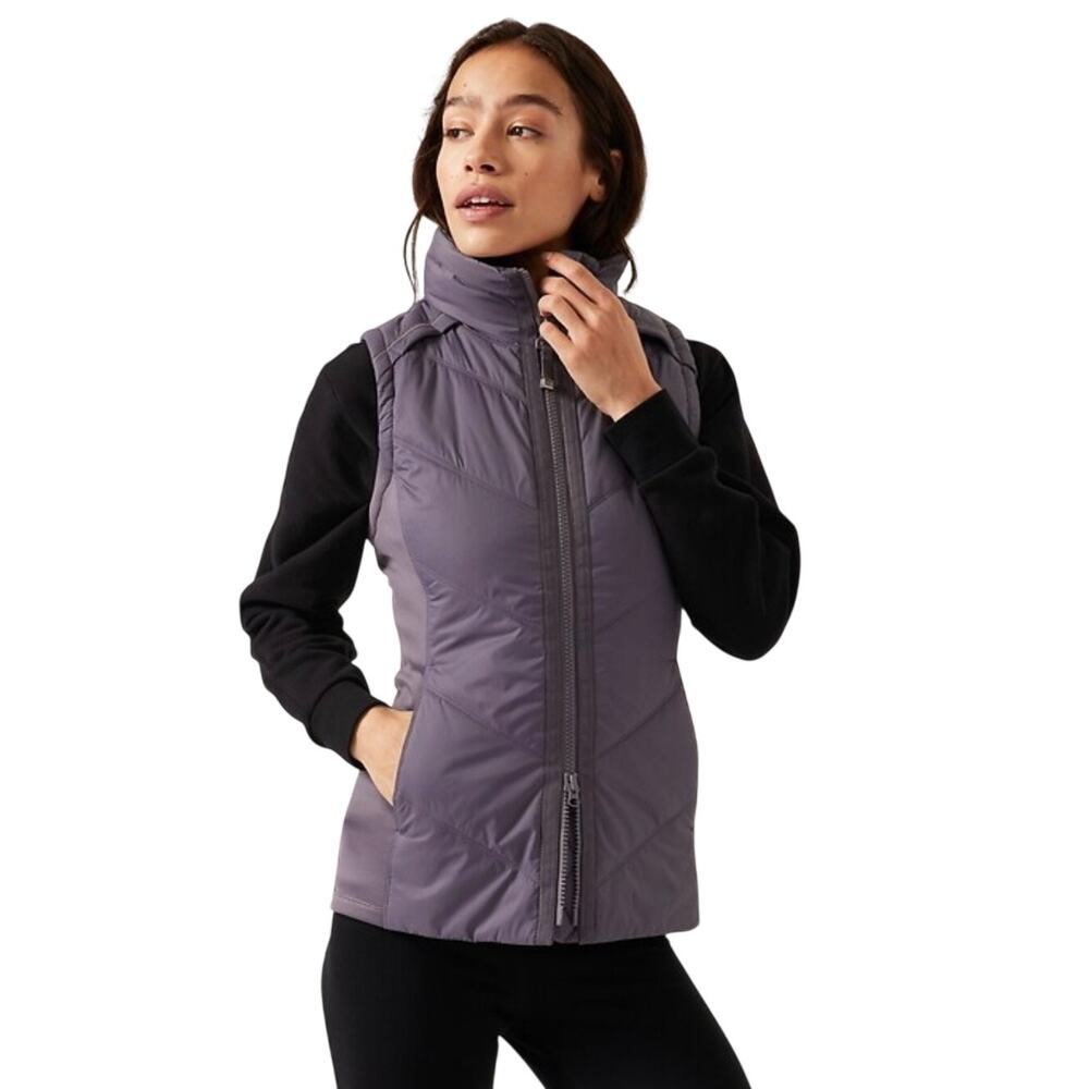Athleta Rock Ridge PimaLoft Vest - Dusk violent womens size small violet, puffer